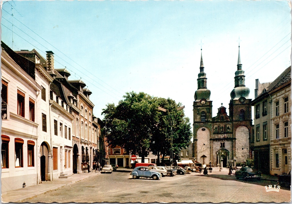 [F1837] Eupen - "Eglise St. Nicolas" - Sint-Nikolaaskerk met marktplein