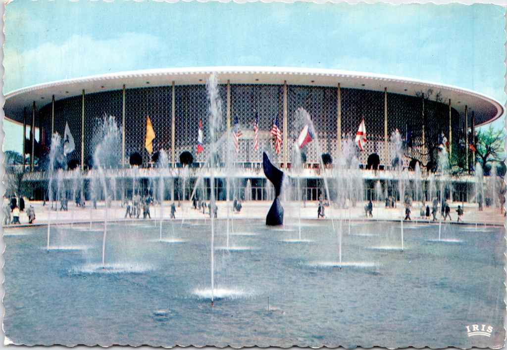 [F1845] Brussel - "Exposition Universelle et Internationale de Bruxelles 1958" - Paviljoen van de Verenigde Staten op Expo 58