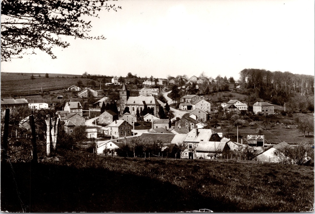 [F1915] Rendeux - "Panorama du village pris de Biertoumont" - Panoramisch dorpszicht vanuit Biertoumont