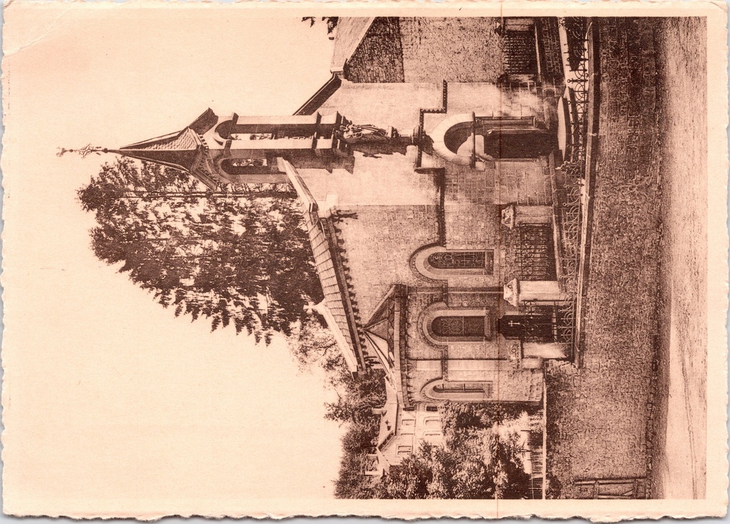[F1939] Arlon - "Chapelle de N.-D. de Clairefontaine-lez-Arlon" - Kapel van Onze-Lieve-Vrouw van Clairefontaine, noordzijde