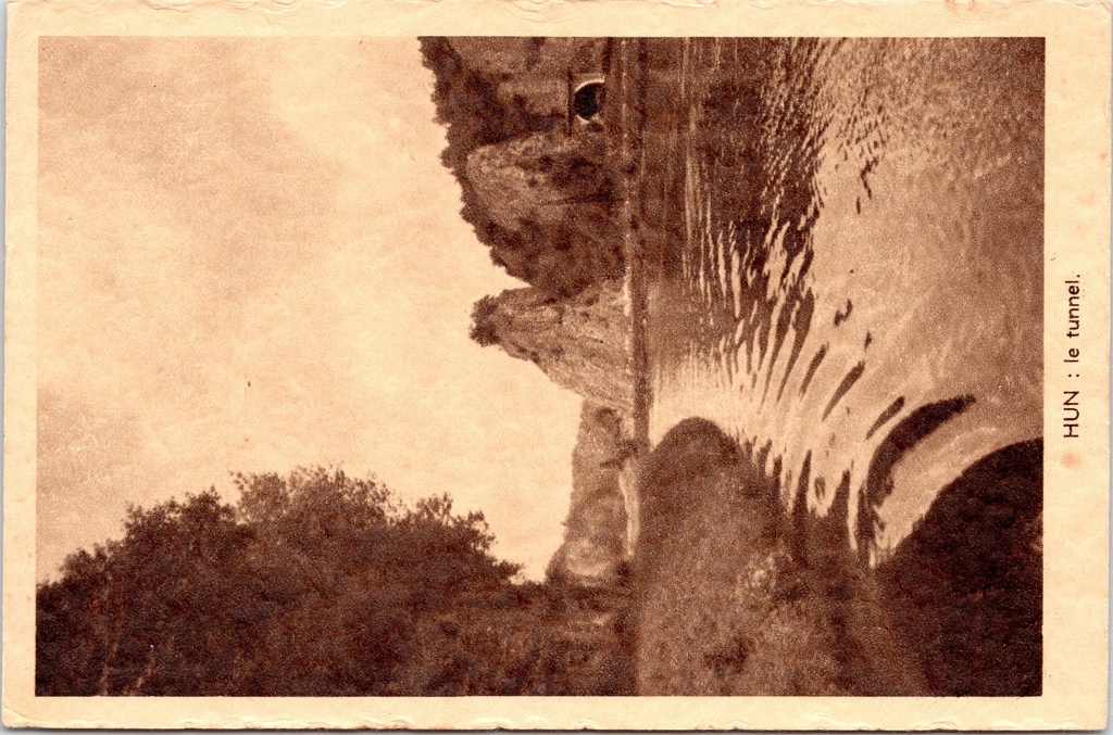 [F1947] Rochefort - "HUN : le tunnel" - De tunnel bij de grotten van Han-sur-Lesse