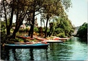 Dinant - "La Lesse et pont St. Jean" - Rivier de Lesse met kano's en kerk in Anseremme