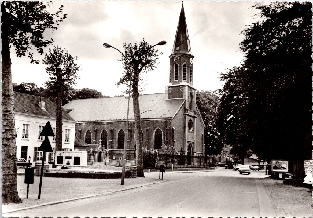 [F1973] Destelbergen - "HEUSDEN - Kerk" - Parochiekerk van Heusden