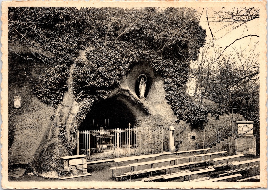 Liège - "Grotte de N.-D. de Lourdes" - Lourdesgrot in de Abdij van Bouhay te Bressoux
