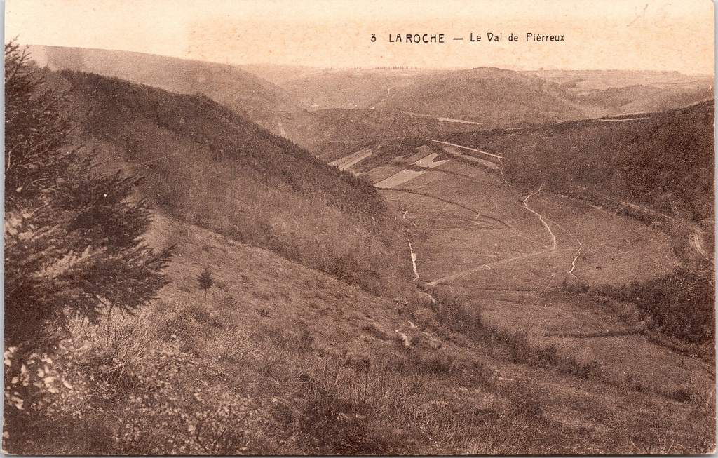 La Roche-en-Ardenne - « Le Val de Pierreux » - Vue panoramique sur la vallée de Pierreux