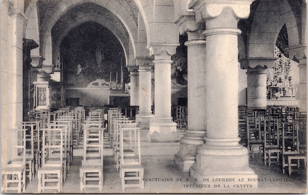 Liège - “Sanctuaire de N.D. de Lourdes au Bouhay-lez-Liège” - Interior of the crypt