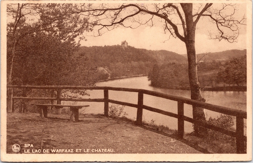 [G1805] Spa - "Le Lac de Warfaaz et le Chateau" - Meer van Warfaaz met kasteel