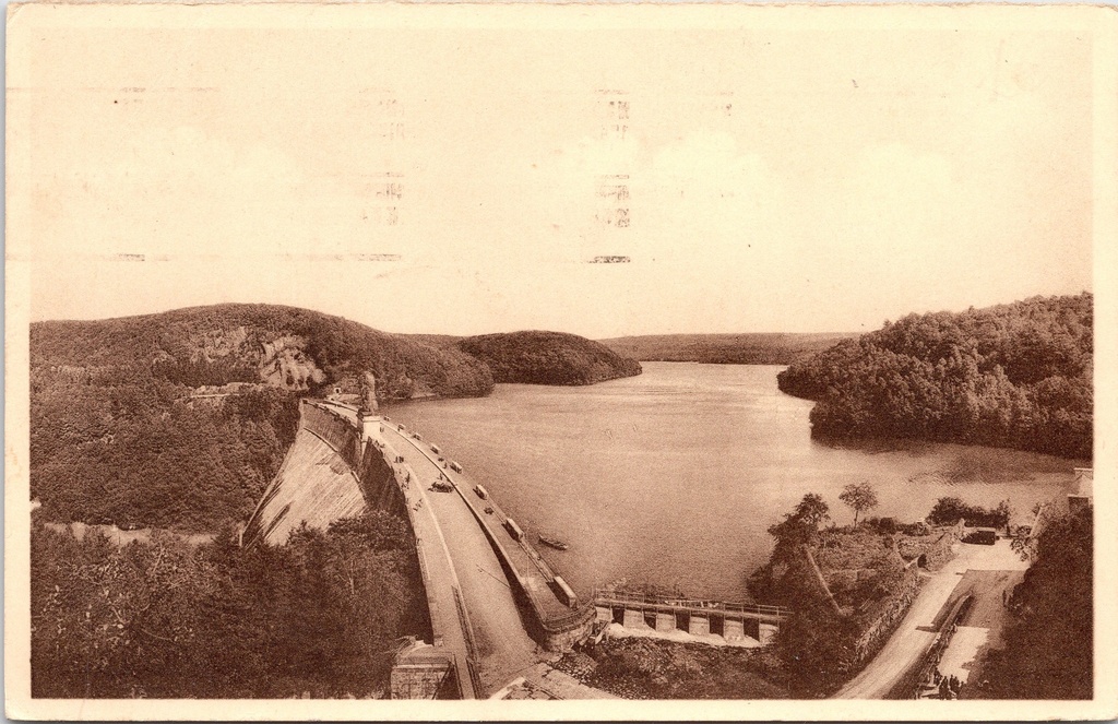 Jalhay – “La Gileppe – LE BARRAGE Vue générale” – Gileppe Dam, general view