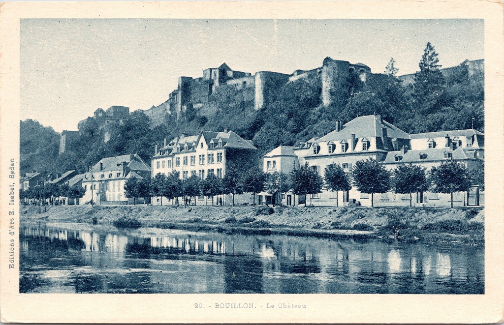 Bouillon – "Le Château" – Bouillon Castle as seen from the Semois