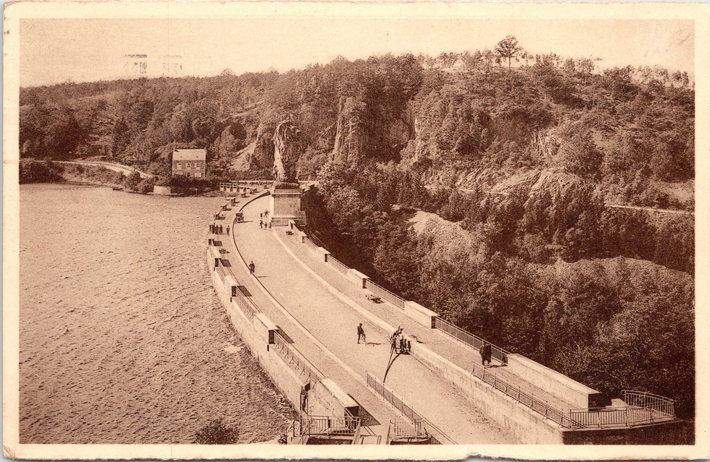 Jalhay - "La Gileppe - LE BARRAGE. Vue générale." - Algemeen zicht op de Gileppe-dam