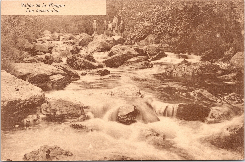 Jalhay - « Vallée de la Hoëgne - Les cascatelles » - Petites cascades dans la vallée de la Hoëgne