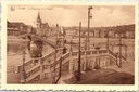 Liège - "La Passerelle et la Poste" - De voetbrug en het postkantoor aan de Maas