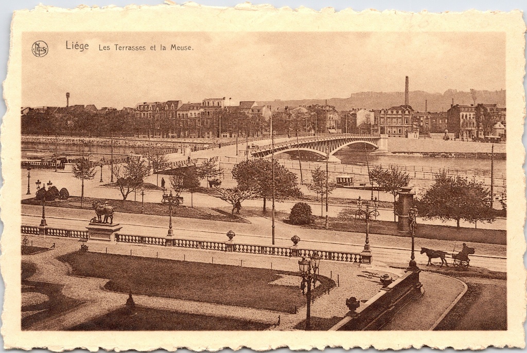Liège - « Les Terrasses et la Meuse » - Les terrasses le long de la Meuse