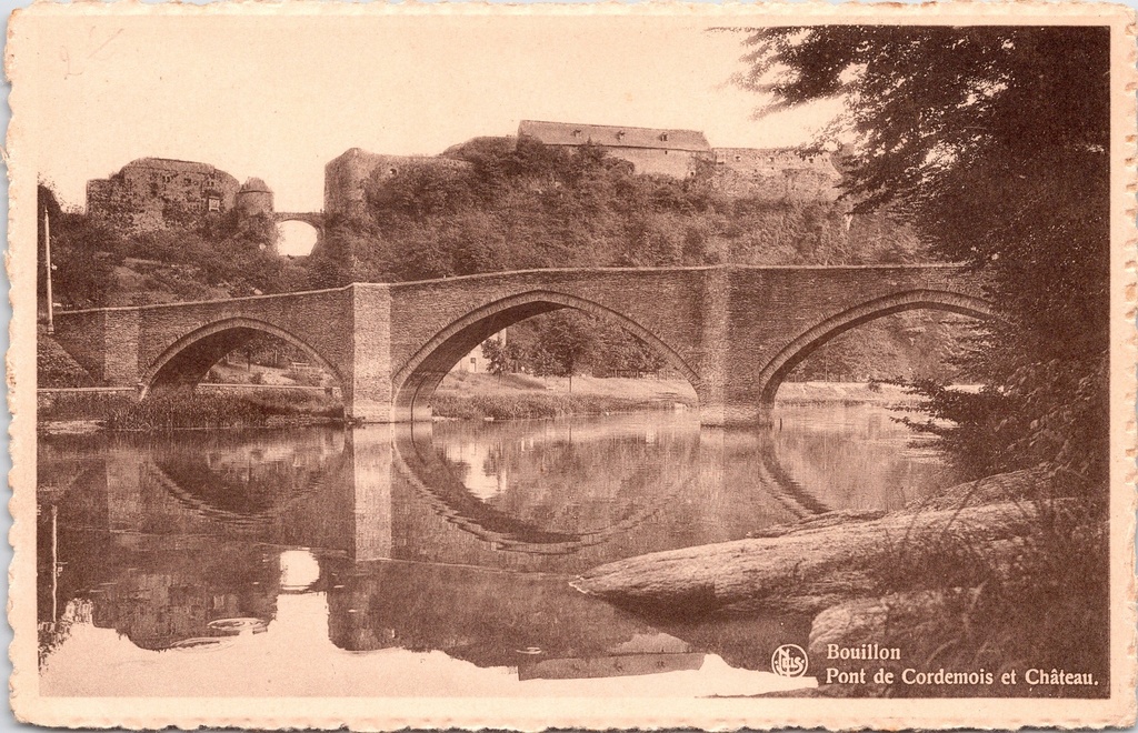 Bouillon - « Pont de Cordemois et château » - Pont de Cordemois et château de Bouillon