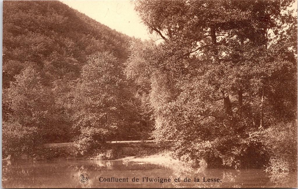 [H1953] Wellin - "Confluent de l'Iwoigne et de la Lesse" - Samenvloeiing van de Iwoigne en de Lesse