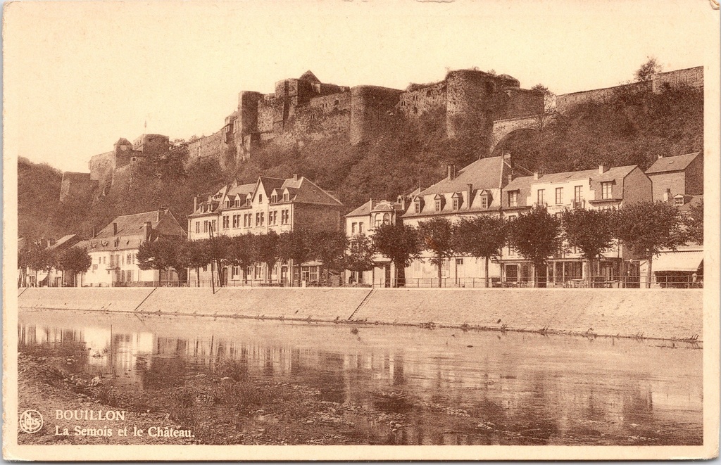 [H1967] Bouillon - "La Semois et le Château" - De Semois en het kasteel van Bouillon