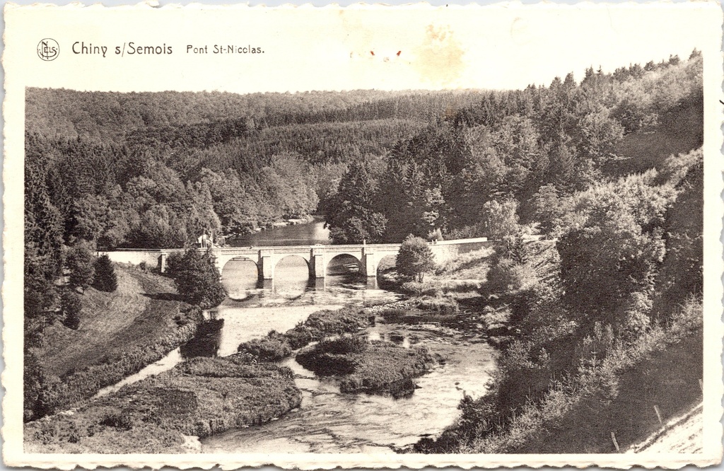 [H1977] Chiny - "Pont St-Nicolas" - Sint-Nicolasbrug over de Semois