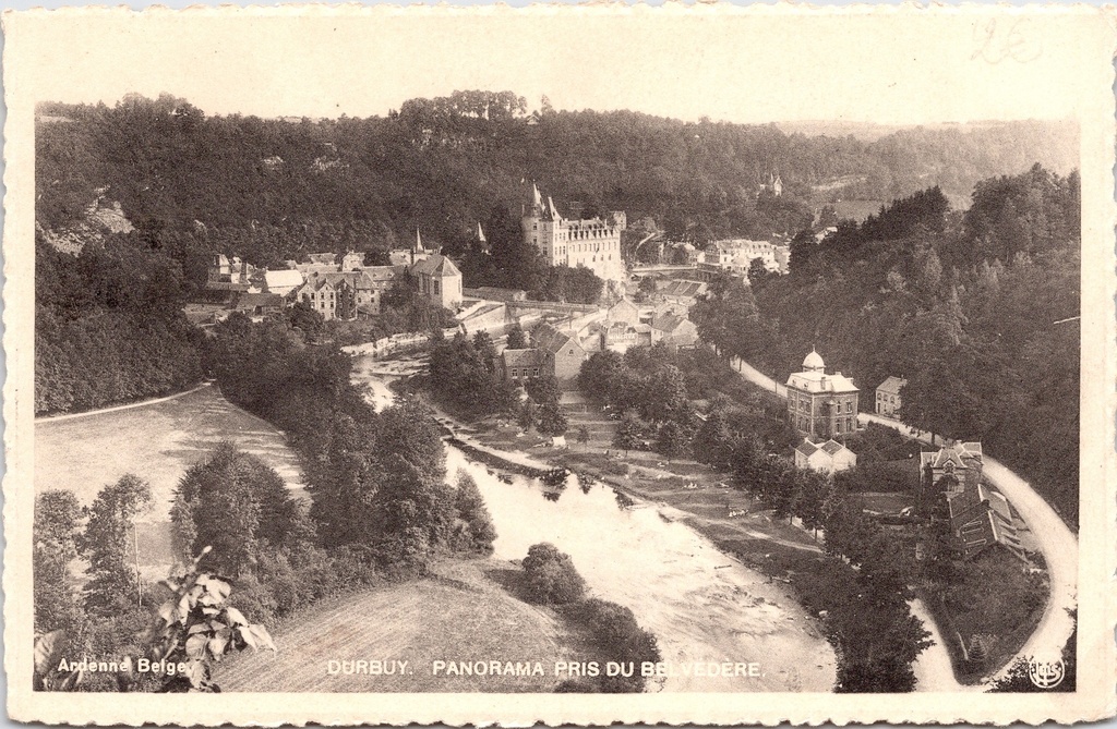 Durbuy - « PANORAMA PRIS DU BELVÉDÈRE » - Vue panoramique de la ville depuis le Belvédère