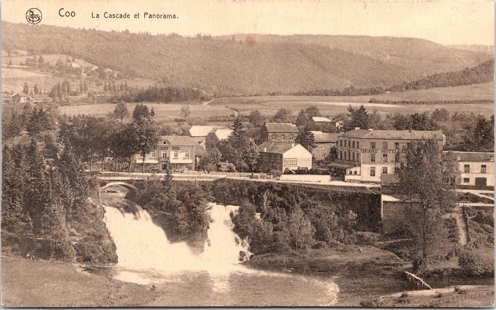 [H1995] Stavelot – “Coo – La Cascade et Panorama” – Coo Waterfall with panorama