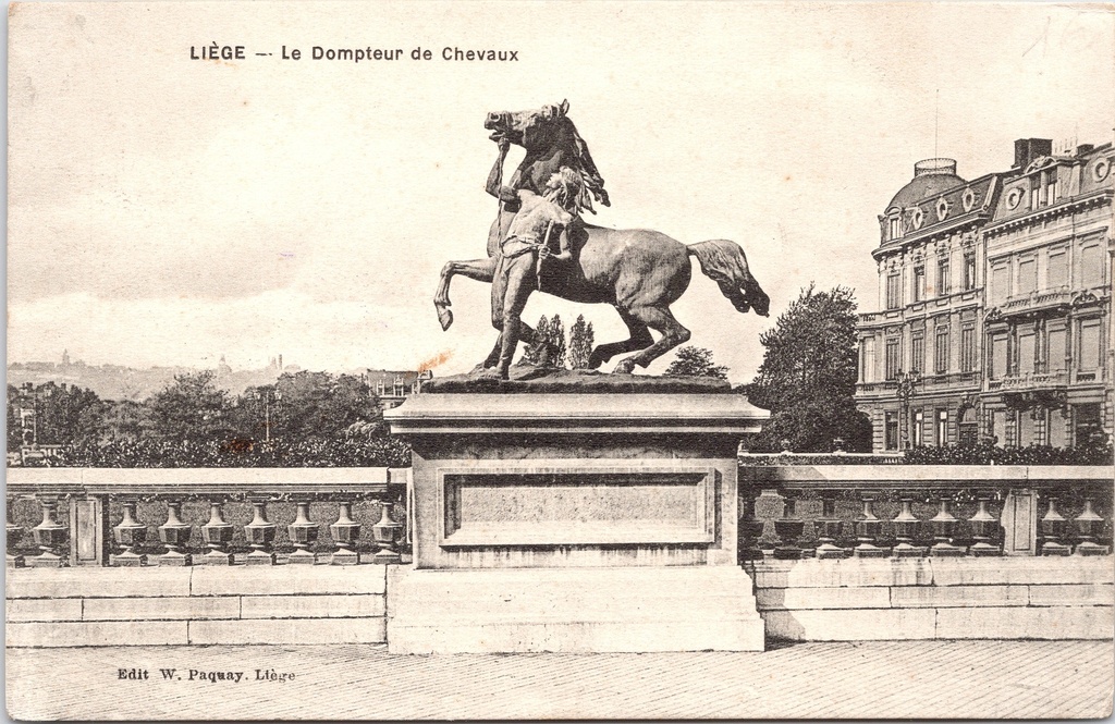 Liège – “Le Dompteur de Chevaux” – Statue of the Horse Tamer