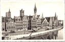 Gent - "Graslei" - Historische Grasleikaai met gildehuizen langs de Leie