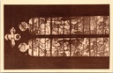 Brugge - "Chapel of Jerusalem - Stained glass window" - Glas-in-loodraam Jeruzalemkapel met Anselme Adorno en Catharina van der Bank