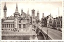 Ghent – “General view of the towers” – Panorama featuring the Belfry, St Nicholas’ Church and St Bavo’s Cathedral
