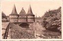 Gent - "Le Rabot" - Middeleeuwse sluis met torens aan de Lieve