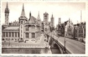 Ghent – “General view of the Towers” – Panorama featuring St Nicholas’ Church, the Belfry and St Bavo’s Cathedral