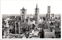 Gand - « Panorama » - Vue de la ville avec l’église Saint-Nicolas, le Beffroi et la cathédrale Saint-Bavon