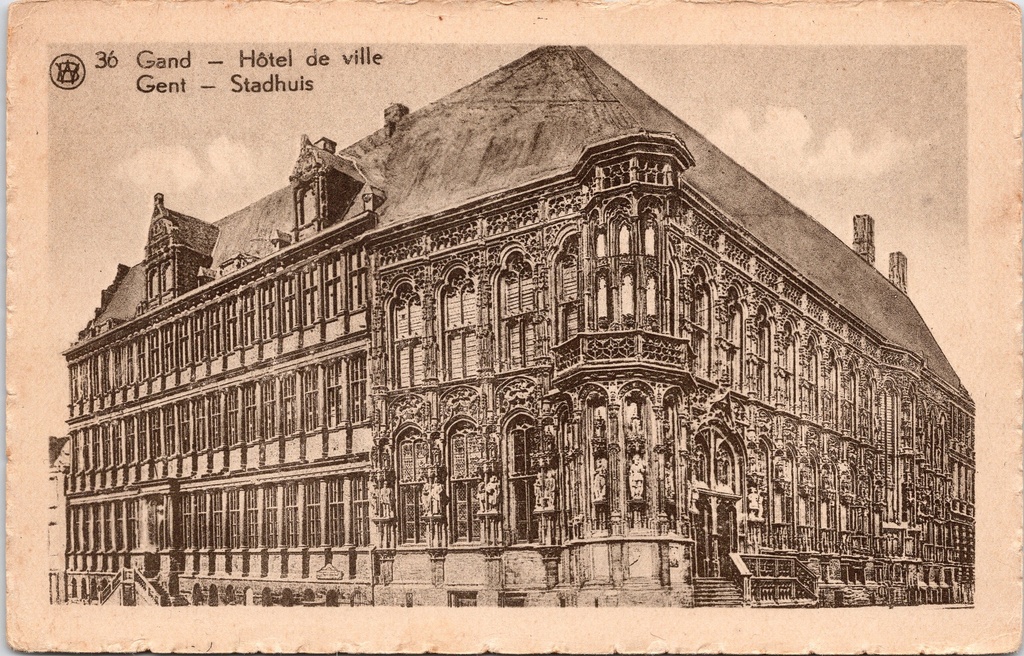 Gent - "Hôtel de ville" - Stadhuis van Gent