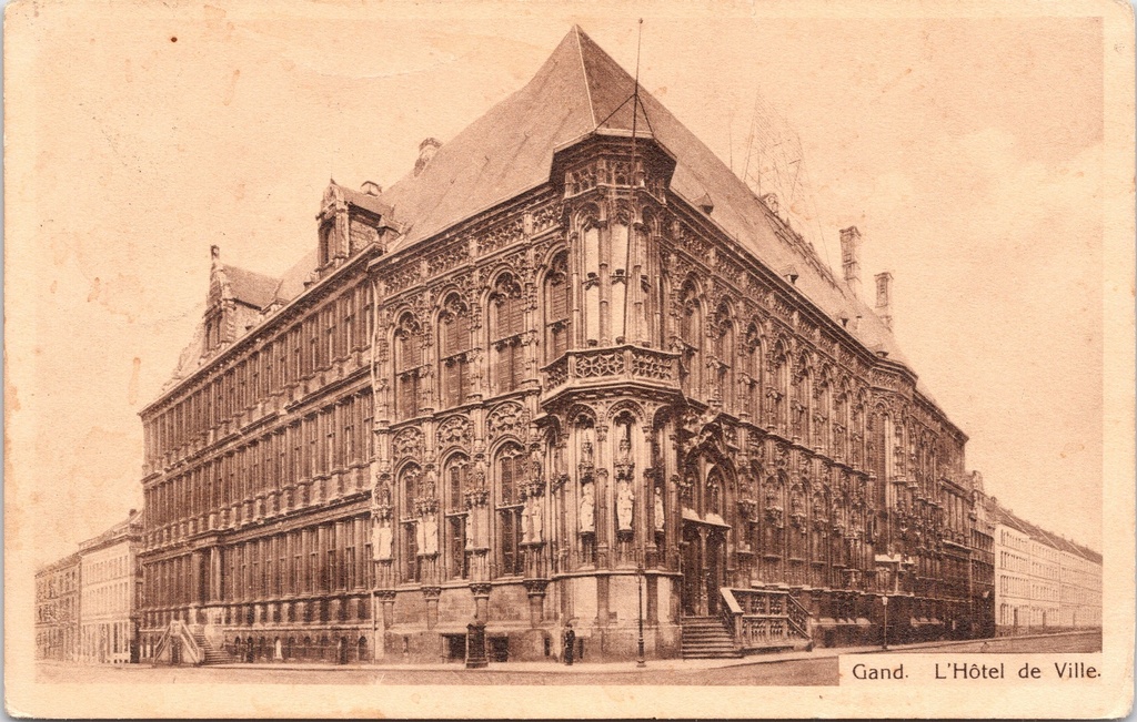 Gent - "L'Hôtel de Ville" - Het stadhuis van Gent