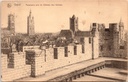 Ghent – “Panorama pris du Château des Comtes” – City panorama seen from the Gravensteen