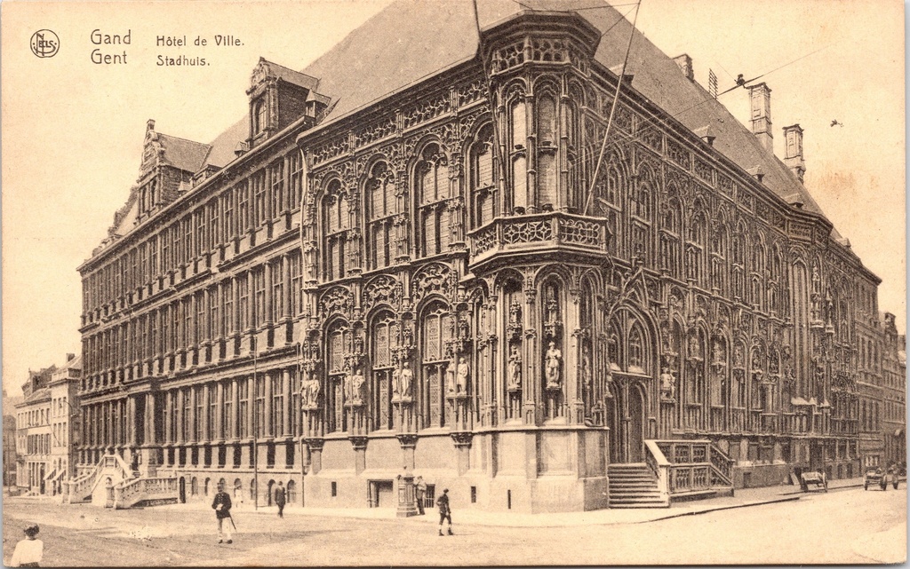 Gent - "Hôtel de Ville. Stadhuis." - Stadhuis van Gent