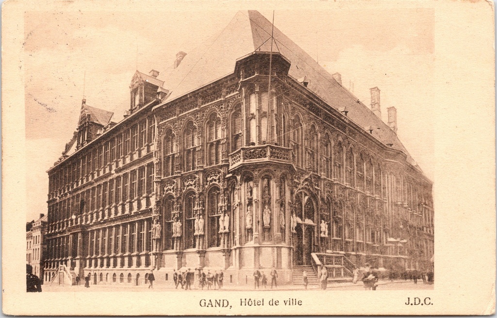 Gand - « Hôtel de ville » - Hôtel de ville de Gand