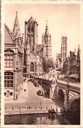 Gand - « Église Saint-Nicolas, Beffroi et Église Saint-Bavon » - Église Saint-Nicolas, Beffroi et cathédrale Saint-Bavon