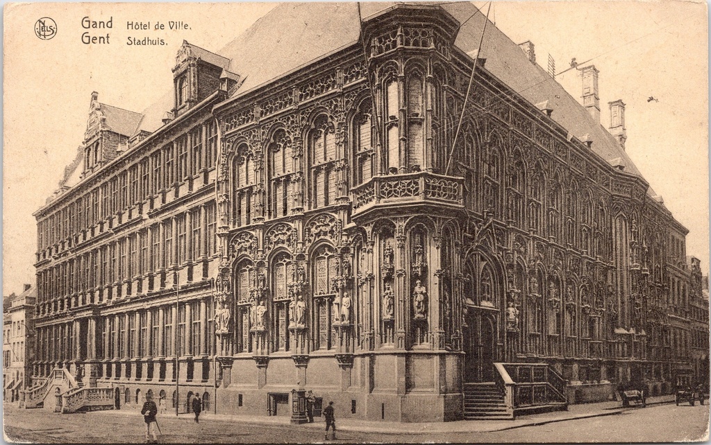 Gand - « Hôtel de Ville. Stadhuis. » - L'Hôtel de Ville de Gand