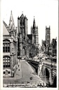 Gent - "Église St-Nicolas, Beffroi et Église St-Bavon" - Sint-Niklaaskerk, Belfort en Sint-Baafskathedraal