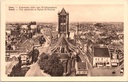 Gand - « Vue générale avec l'église Saint-Nicolas » - Vue panoramique de la ville avec l'église Saint-Nicolas