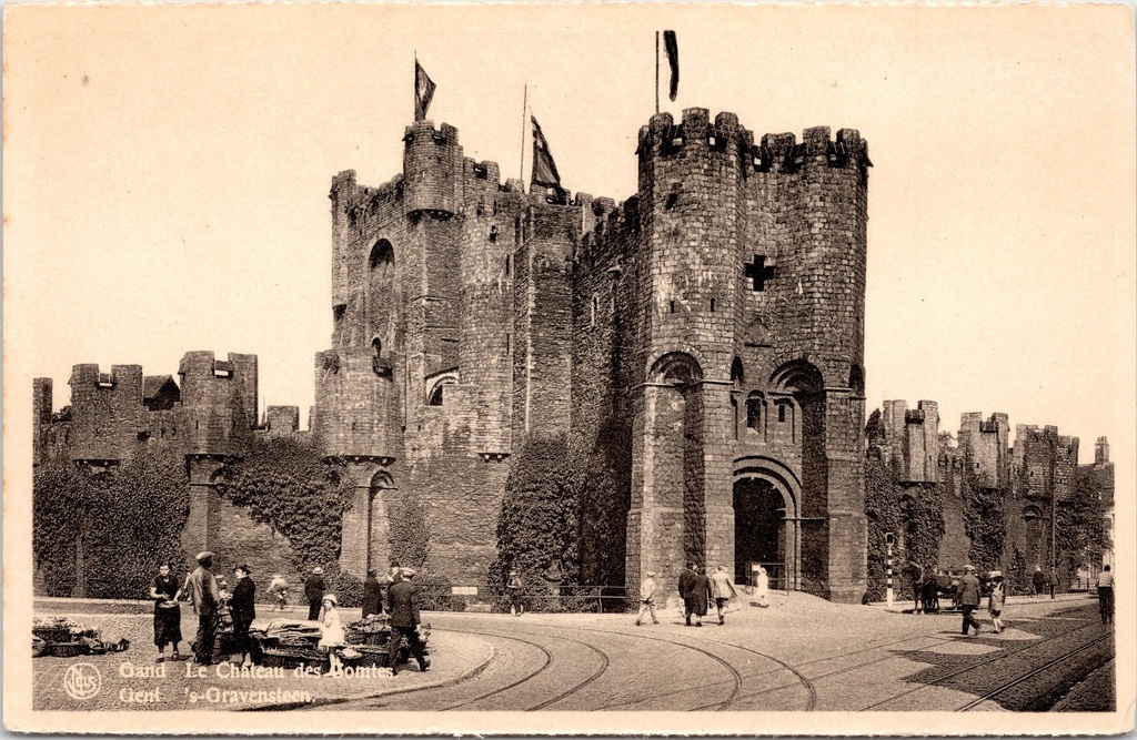 Gent - "Le Château des Comtes" - Het Gravensteen kasteel