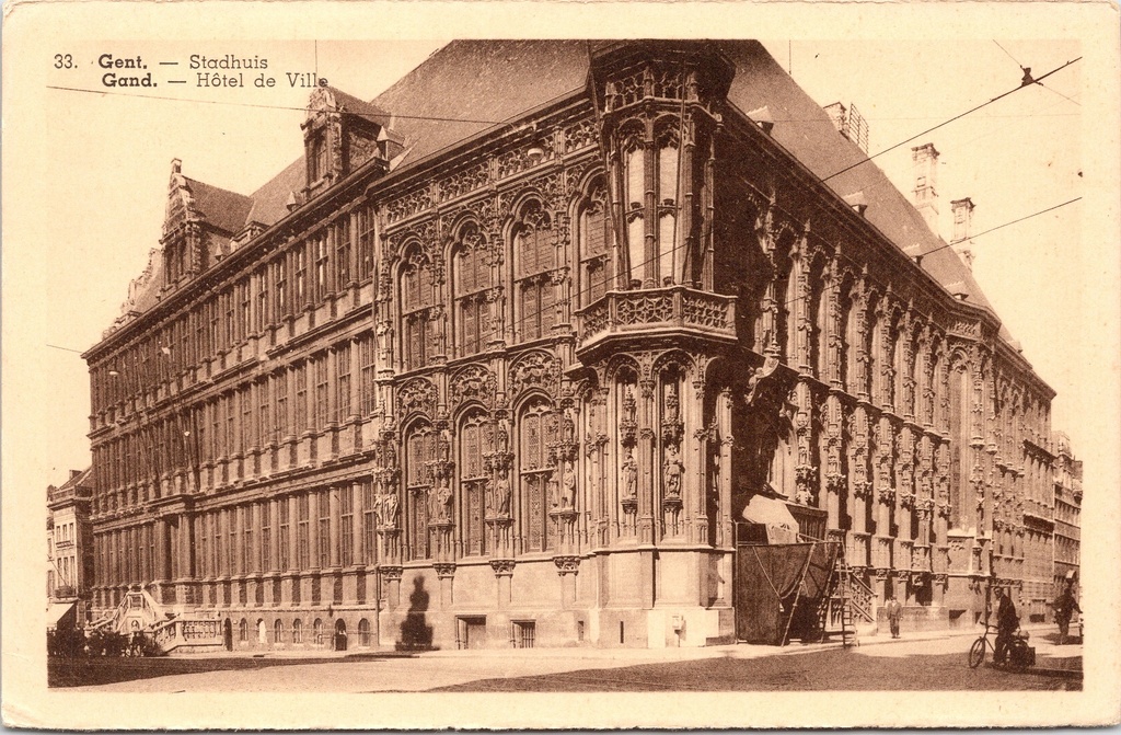 Gand - « Stadhuis / Hôtel de Ville » - Hôtel de Ville de Gand