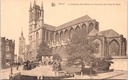 Gent - "La Cathédrale Saint-Bavon et le monument des frères Van Eyck" - Sint-Baafskathedraal met Van Eyck broersmonument