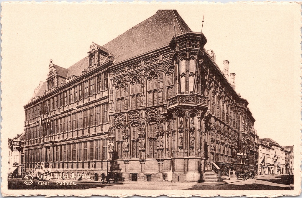 Gand - « Hôtel de Ville » - Hôtel de Ville de Gand de style gothique et Renaissance