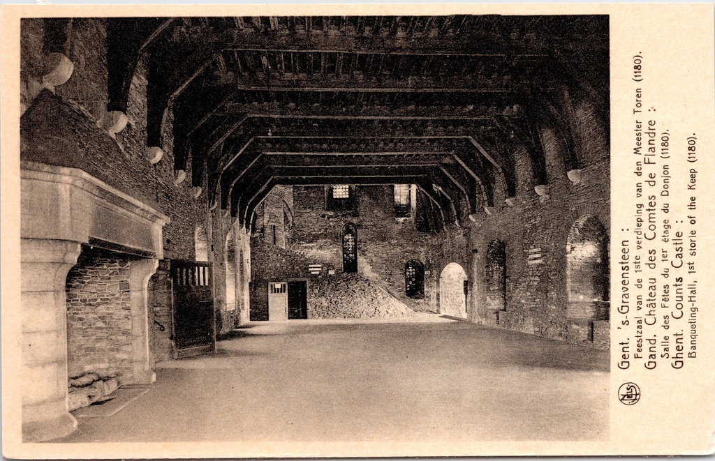 Ghent – "'s-Gravensteen" – Banquet Hall, first floor of the Meester Tower
