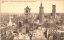 Ghent – “Panorama (St Nicholas’ Church, the Belfry and St Bavo’s Cathedral)” – City panorama featuring St Nicholas’ Church, the Belfry and St Bavo’s Cathedral