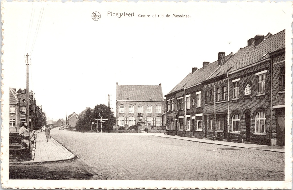 [I2447] Comines-Warneton - "Centre et rue de Messines" - Dorpscentrum en Messinenstraat in Ploegsteert