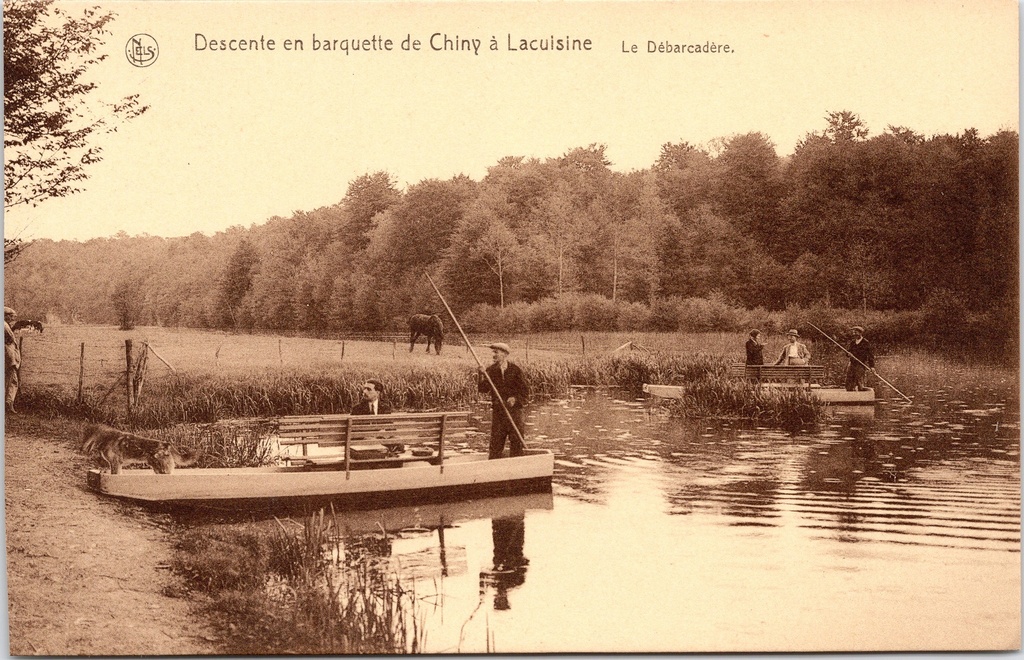 Chiny - "Descente en barquette de Chiny à Lacuisine" - Aanlegsteiger boottochtje op de Semois