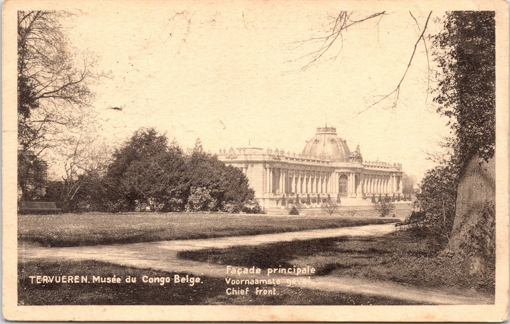[I2457] Tervuren - « Musée du Congo belge » - Façade principale du Musée du Congo belge