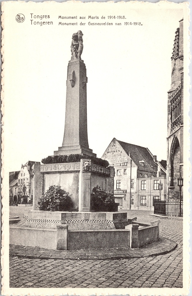 [I2473] Tongeren - "Monument aux Morts de 1914-1918" - Oorlogsmonument Eerste Wereldoorlog