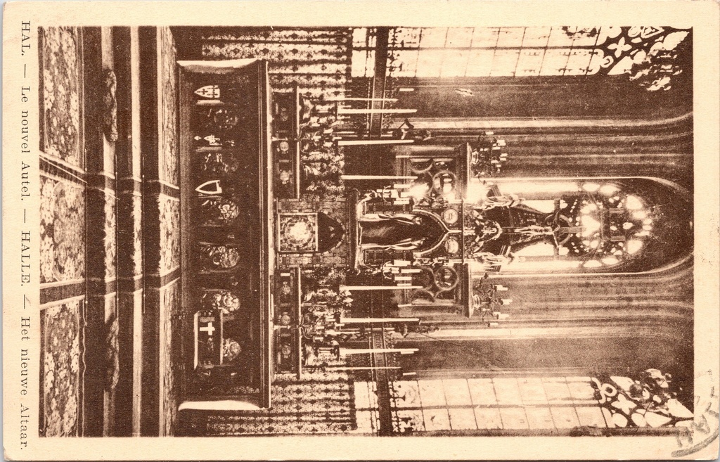 [I2493] Halle – “Le nouvel Autel” – The new altar in the Basilica of Our Lady